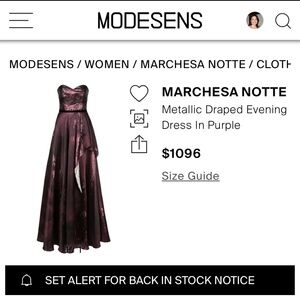 Marchesa Notte Gown